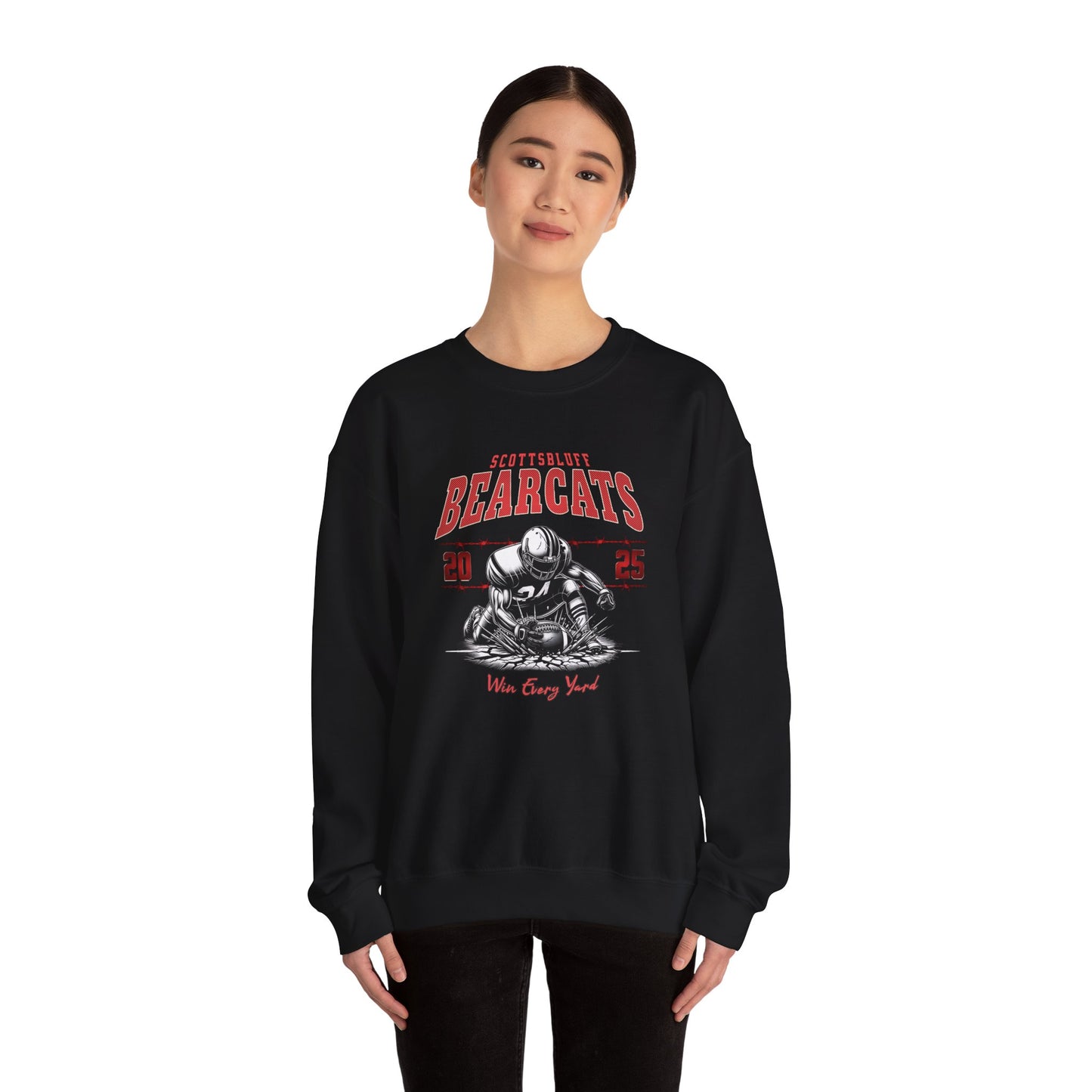 Bearcats Champion Crewneck Sweatshirt, Cozy Team Apparel, Perfect for Game Days, School Spirit Wear, Holiday Gifts