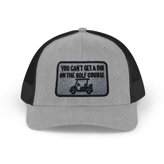 Golf Enthusiast Trucker Cap | Funny Golf Cart Design