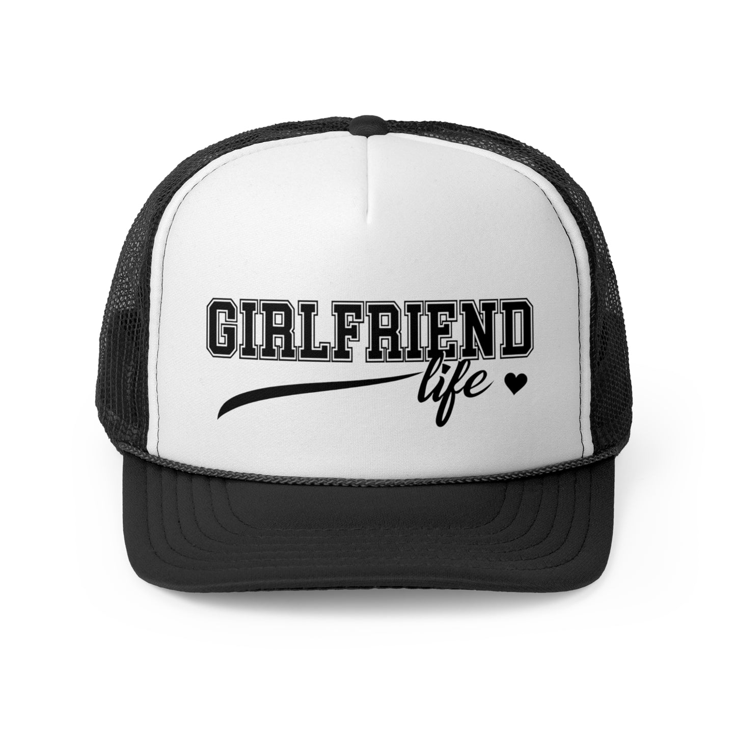 Trucker Caps - Trucker Hat Girlfriend Cap, Love Trucker Hats, Cute Baseball Caps, Adjustable Snapback, Fun Hat for Her