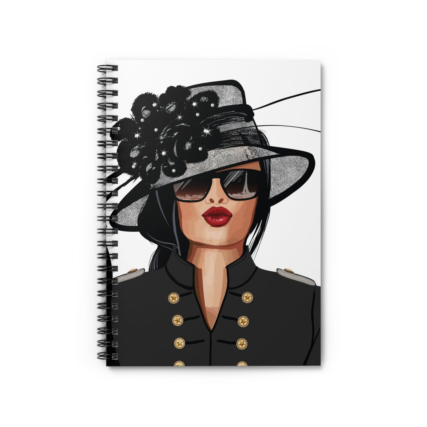 Notebook - Stylish Black & White Design