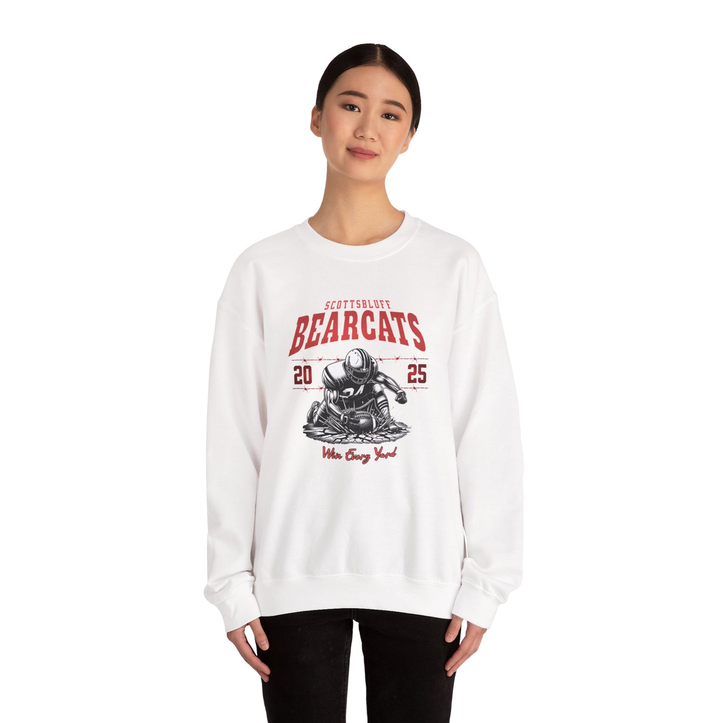 Bearcats Champion Crewneck Sweatshirt, Cozy Team Apparel, Perfect for Game Days, School Spirit Wear, Holiday Gifts