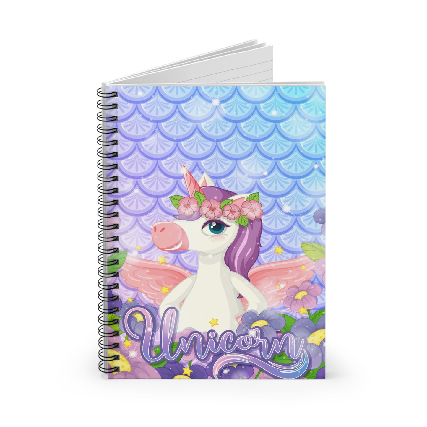 Whimsical Unicorn Spiral Notebook, Magical Journal for Kids, Fantasy Stationery Gift, Cute School Supplies, Unicorn Lover Gift
