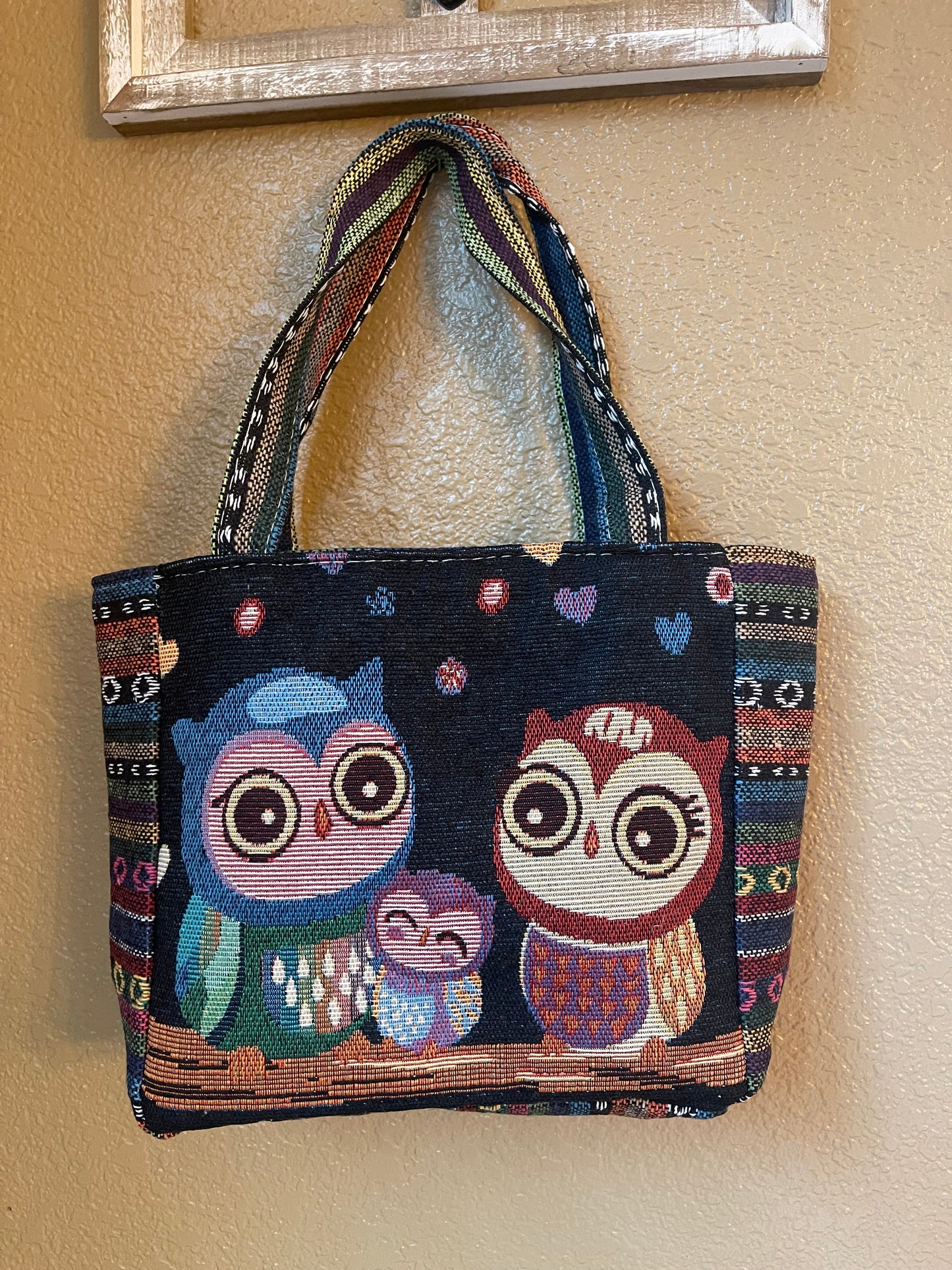 Canvas Owl bag