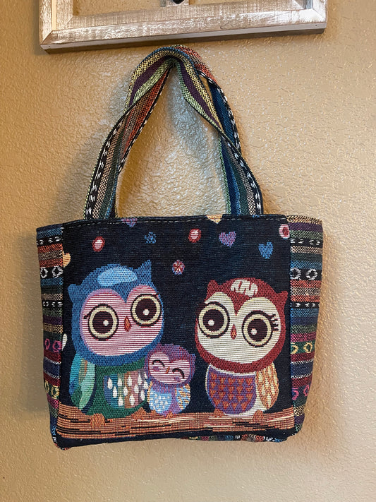 Canvas Owl bag