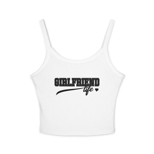 Girlfriend Life Tank Top: Women's Fitted Cotton Blend Camisole