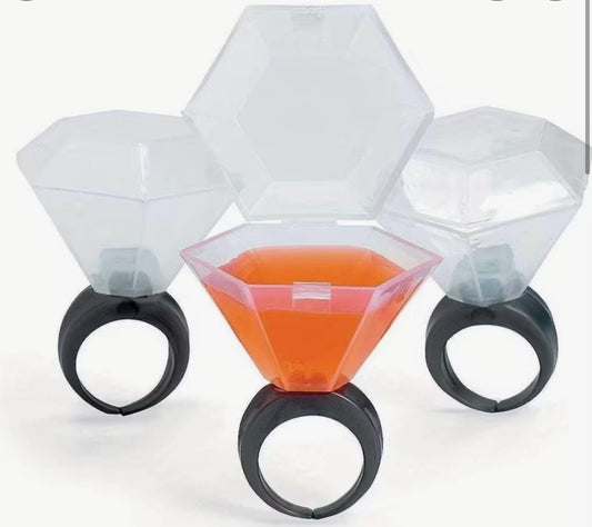 Ring Shot Glass, Bachelorette Parties, Weddings, Alcohol Gifts, Bridal party, Party Supplies