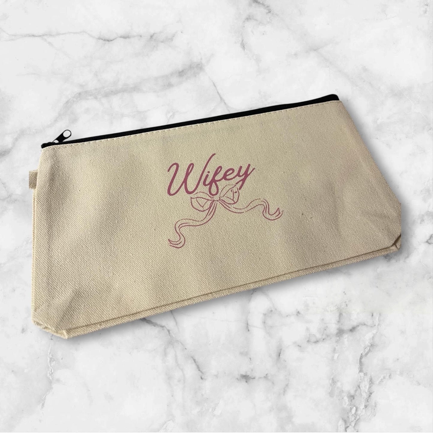 Bridal Gift Set: Canvas Bags, Glass Tumbler & Hair Clip