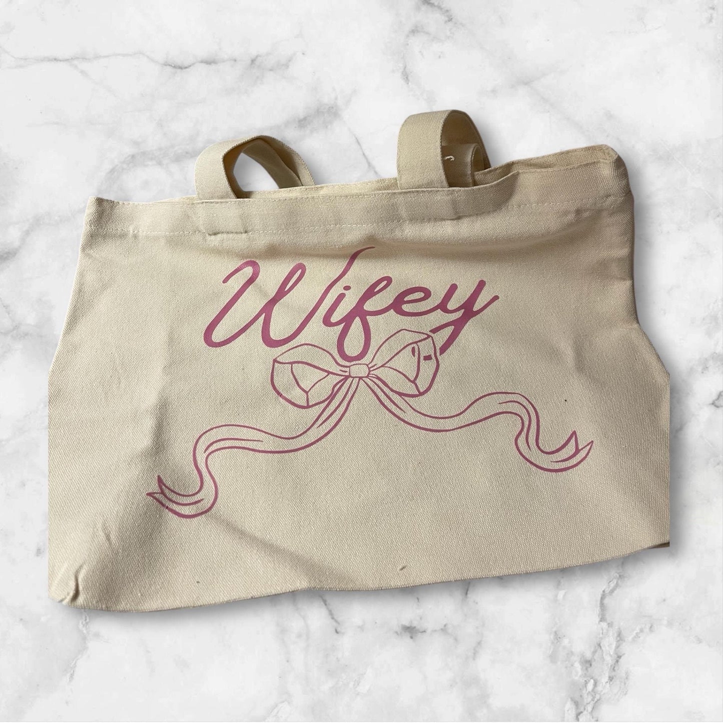 Bridal Gift Set: Canvas Bags, Glass Tumbler & Hair Clip