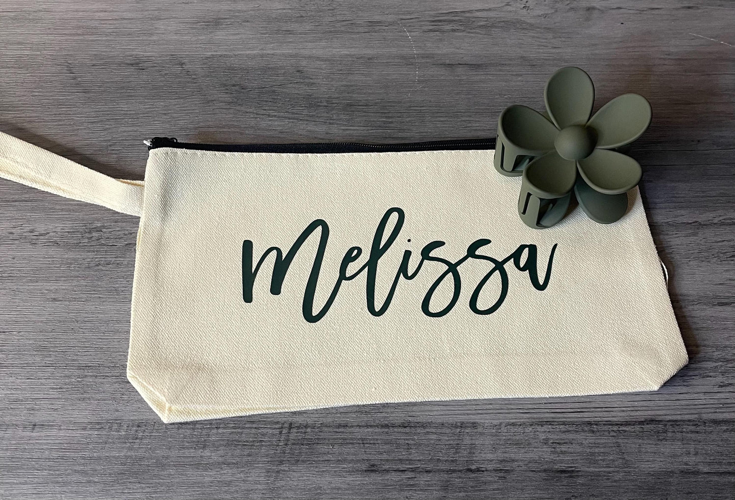 Personalized Notebook and Tumbler gift set in Olive Color