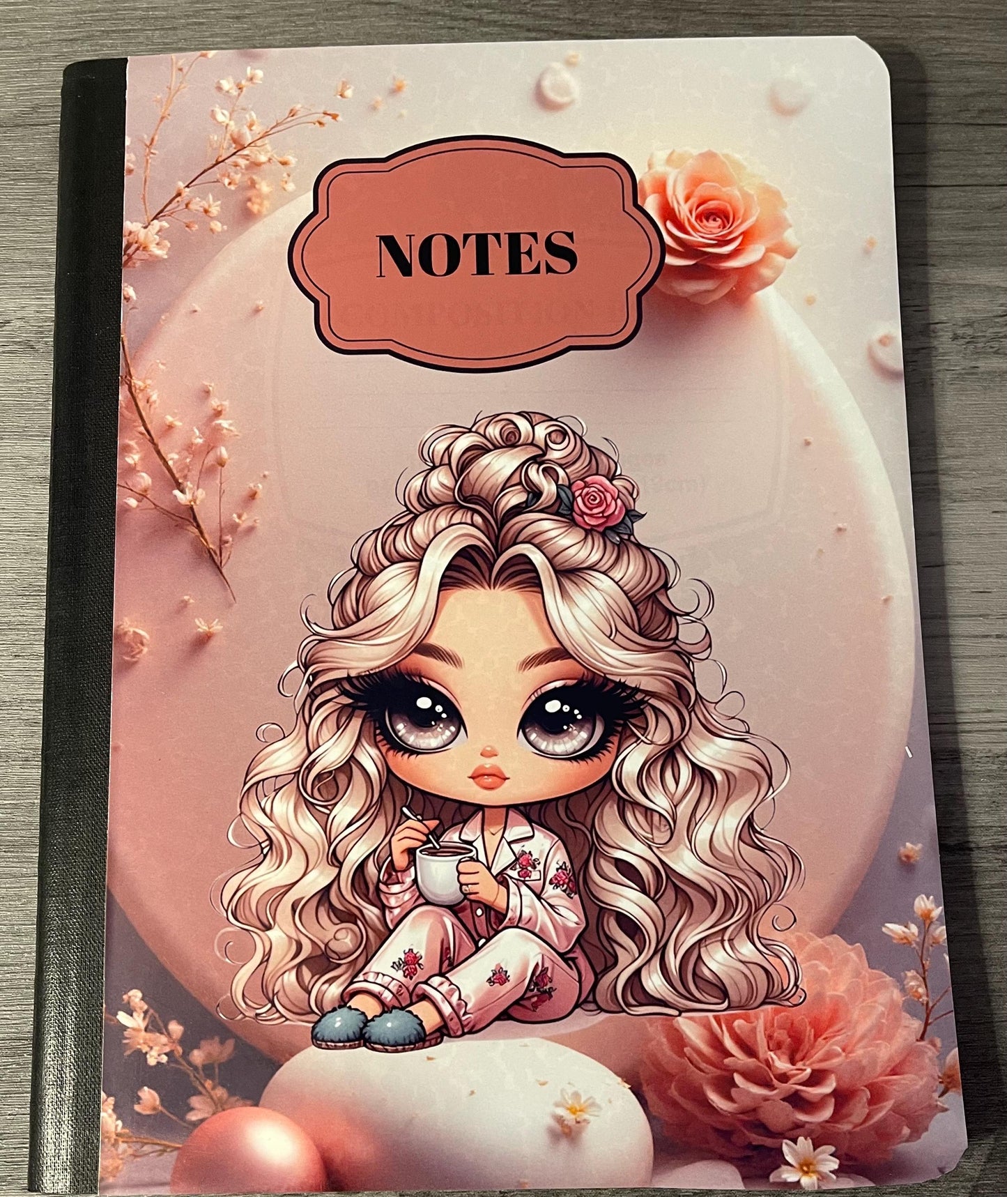 Decorative Composition Notebook - Unique Cover Design