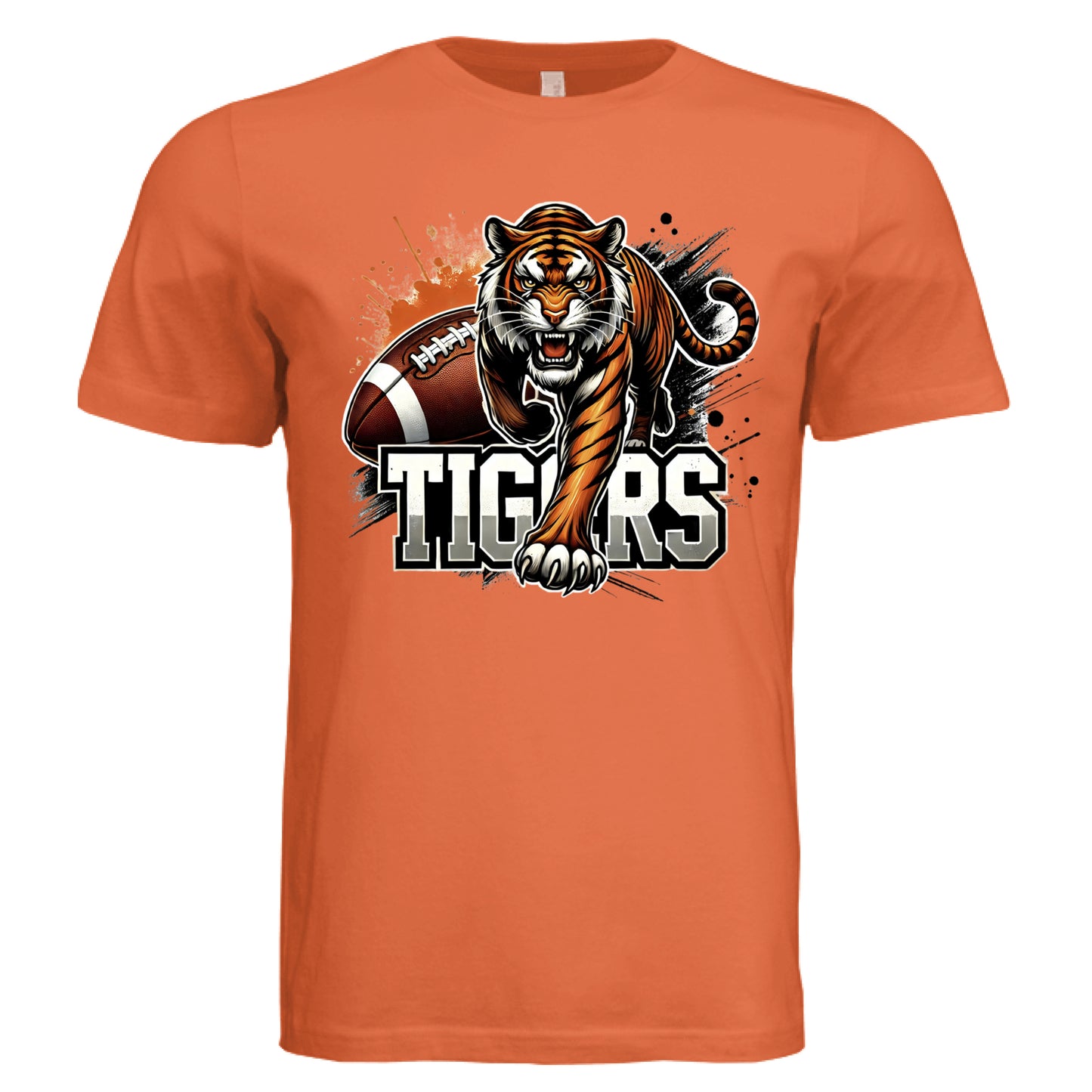 Solid Orange Triblend - FRONT